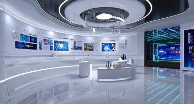 现代科技展厅3D模型下载